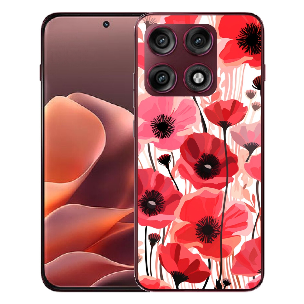 Gélový kryt mmCase na Motorola Edge 70 Pro - vlčí mak 1
