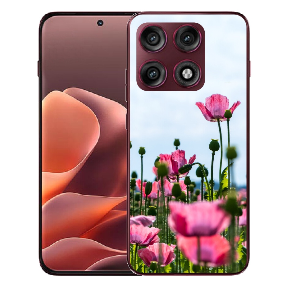 Gélový kryt mmCase na Motorola Edge 70 Pro - vlčí mak