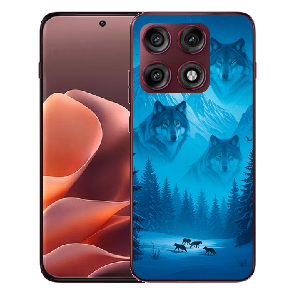 Gélový kryt mmCase na Motorola Edge 70 Pro - vlčia svorka