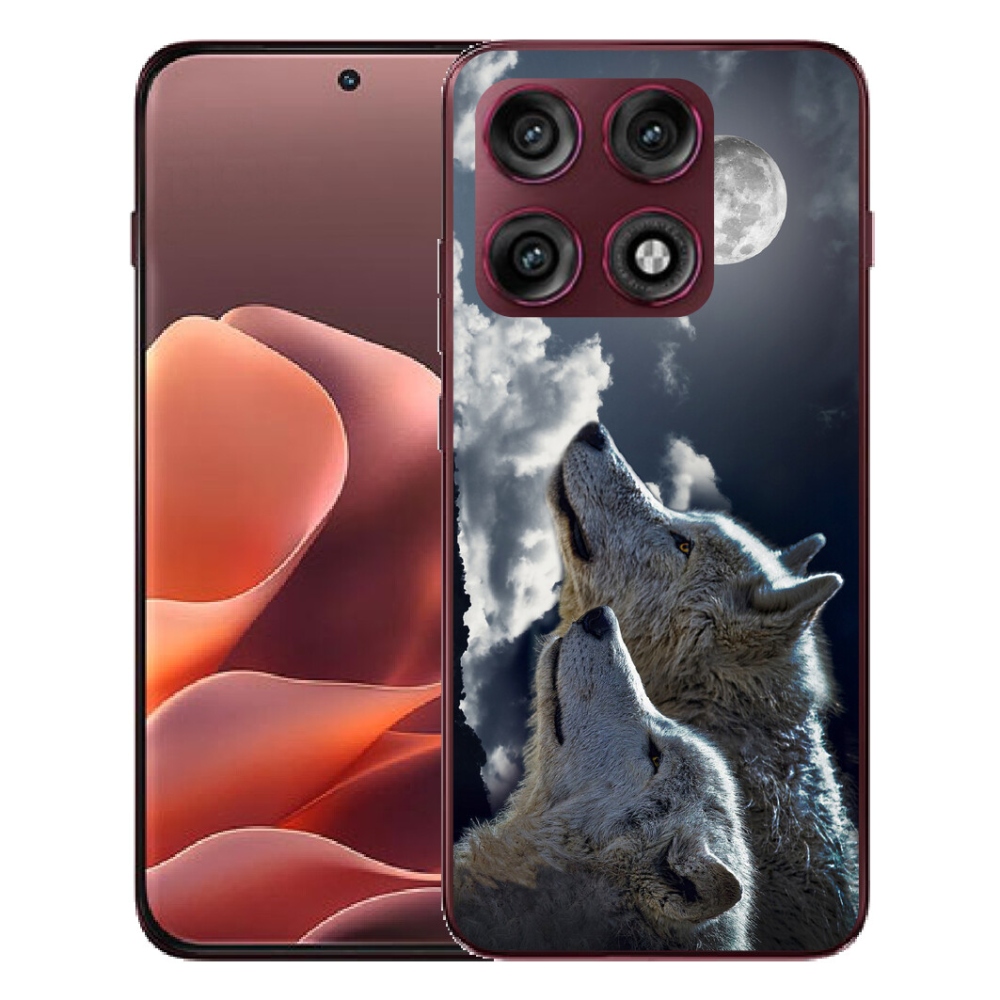 Gélový kryt mmCase na Motorola Edge 70 Pro - vlci