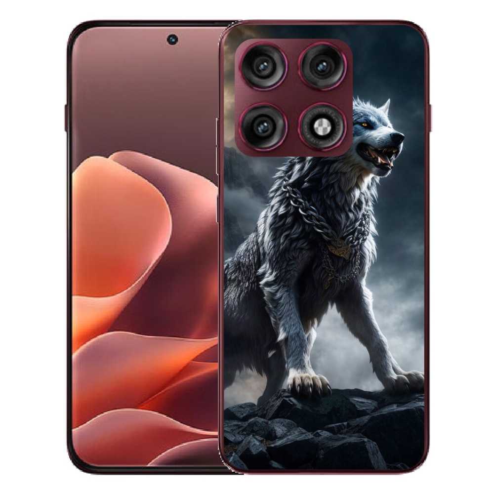 Gélový kryt mmCase na Motorola Edge 70 Pro - vlk 1
