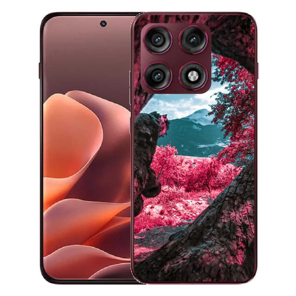 Gélový kryt mmCase na Motorola Edge 70 Pro - výhľad na hory