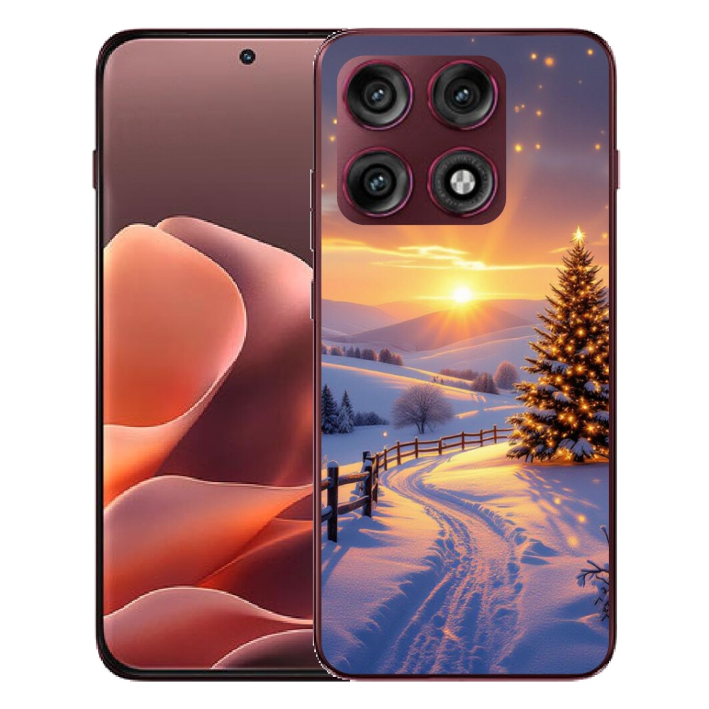 Gélový kryt mmCase na Motorola Edge 70 Pro - zimná krajina
