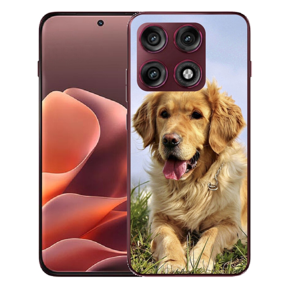 Gélový kryt mmCase na Motorola Edge 70 Pro - zlatý retriever