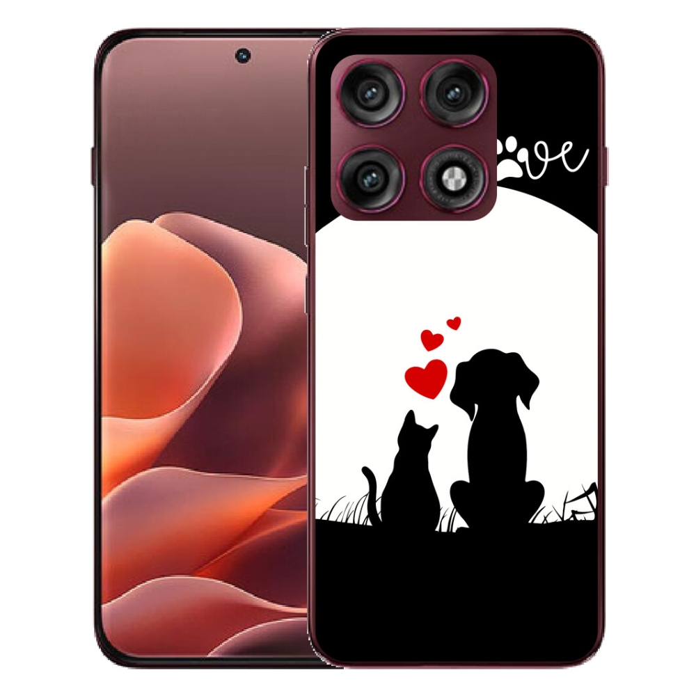 Gélový kryt mmCase na Motorola Edge 70 Pro - zvieracia láska