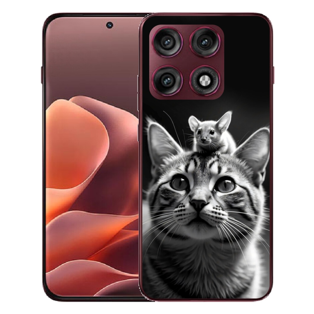 Gélový kryt mmCase na Motorola Edge 70 Pro - zvieracie priateľstvo 2