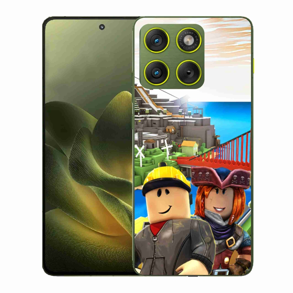 Gélový kryt mmCase na Motorola Edge 70 - roblox 1