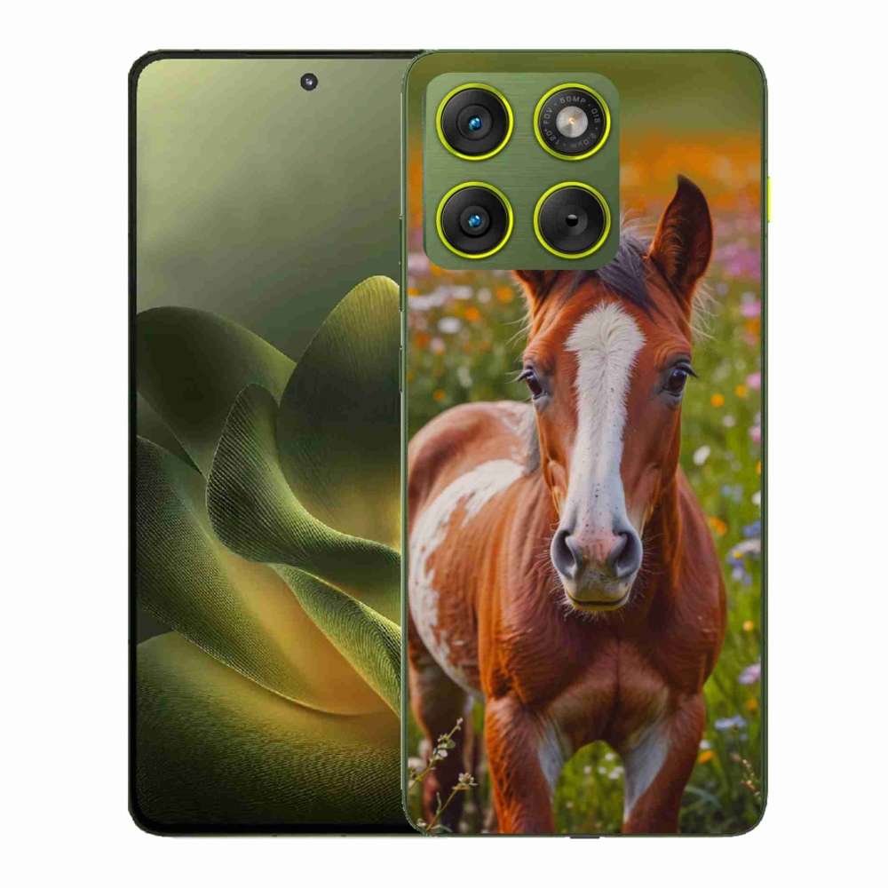 Gélový kryt mmCase na Motorola Edge 70 - roztomilé žriebä