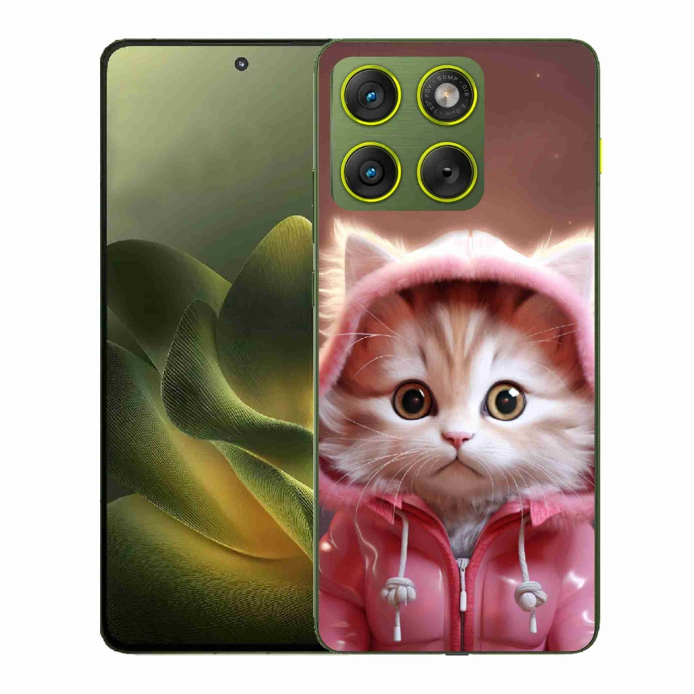 Gélový kryt mmCase na Motorola Edge 70 - roztomilé mačiatko 3