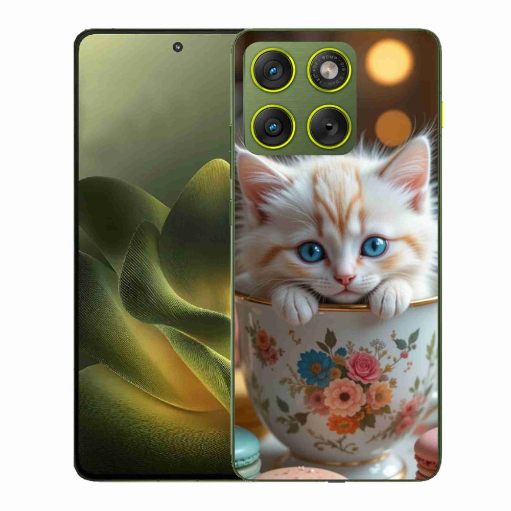 Gélový kryt mmCase na Motorola Edge 70 - roztomilé mačiatko 6
