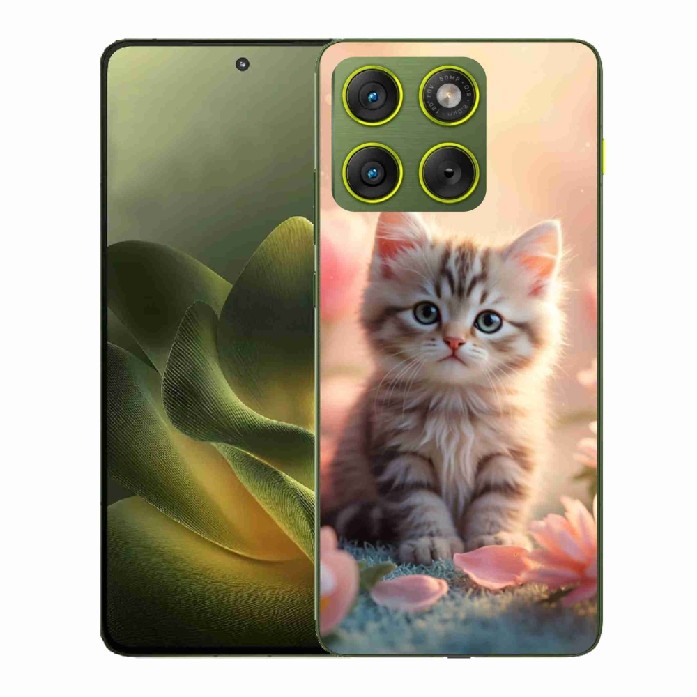 Gélový kryt mmCase na Motorola Edge 70 - roztomilé mačiatko 8