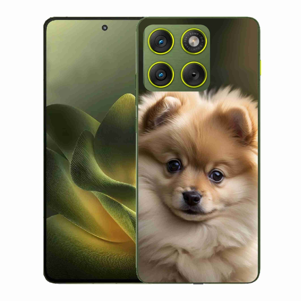Gélový kryt mmCase na Motorola Edge 70 - roztomilý pomeranian 2
