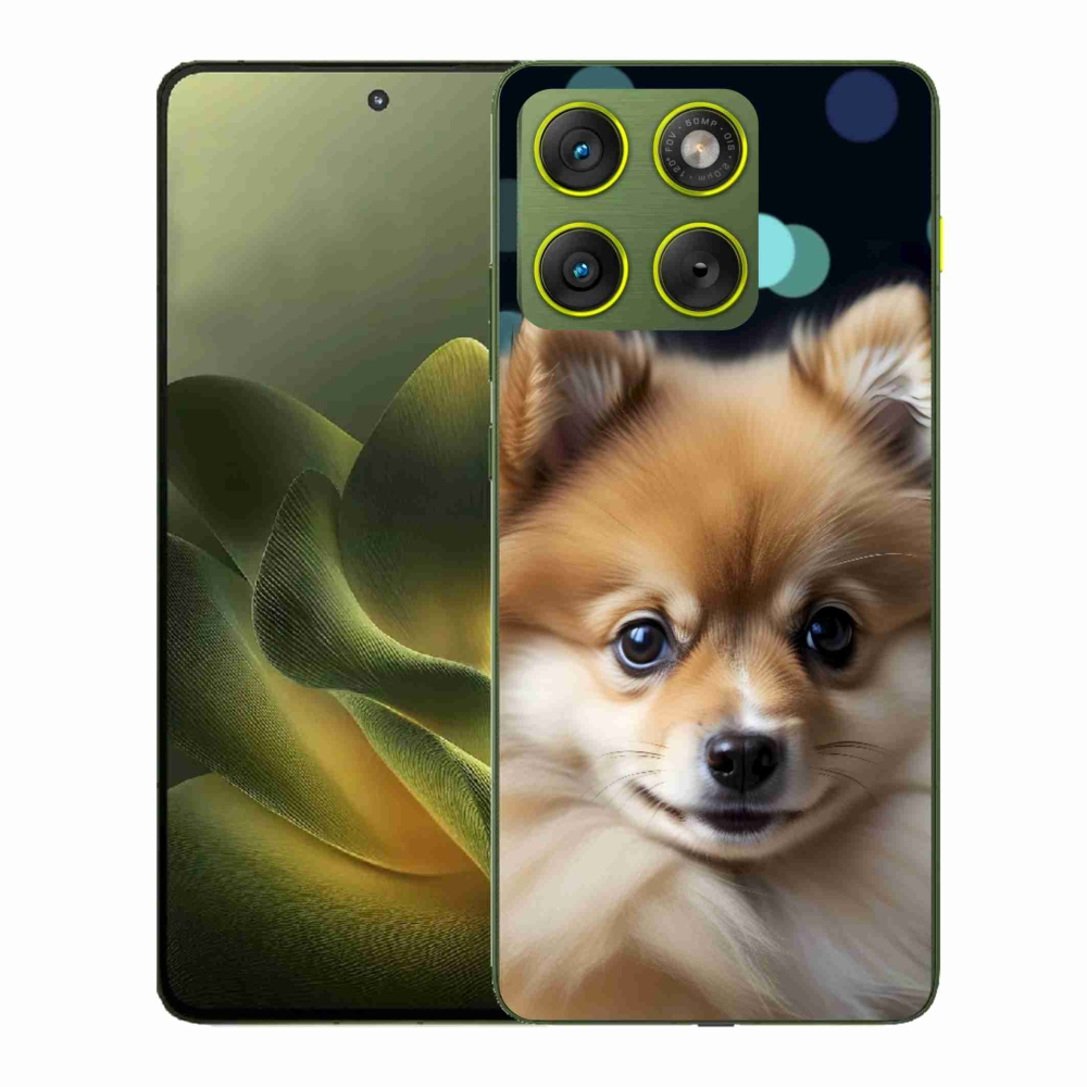 Gélový kryt mmCase na Motorola Edge 70 - roztomilý pomeranian