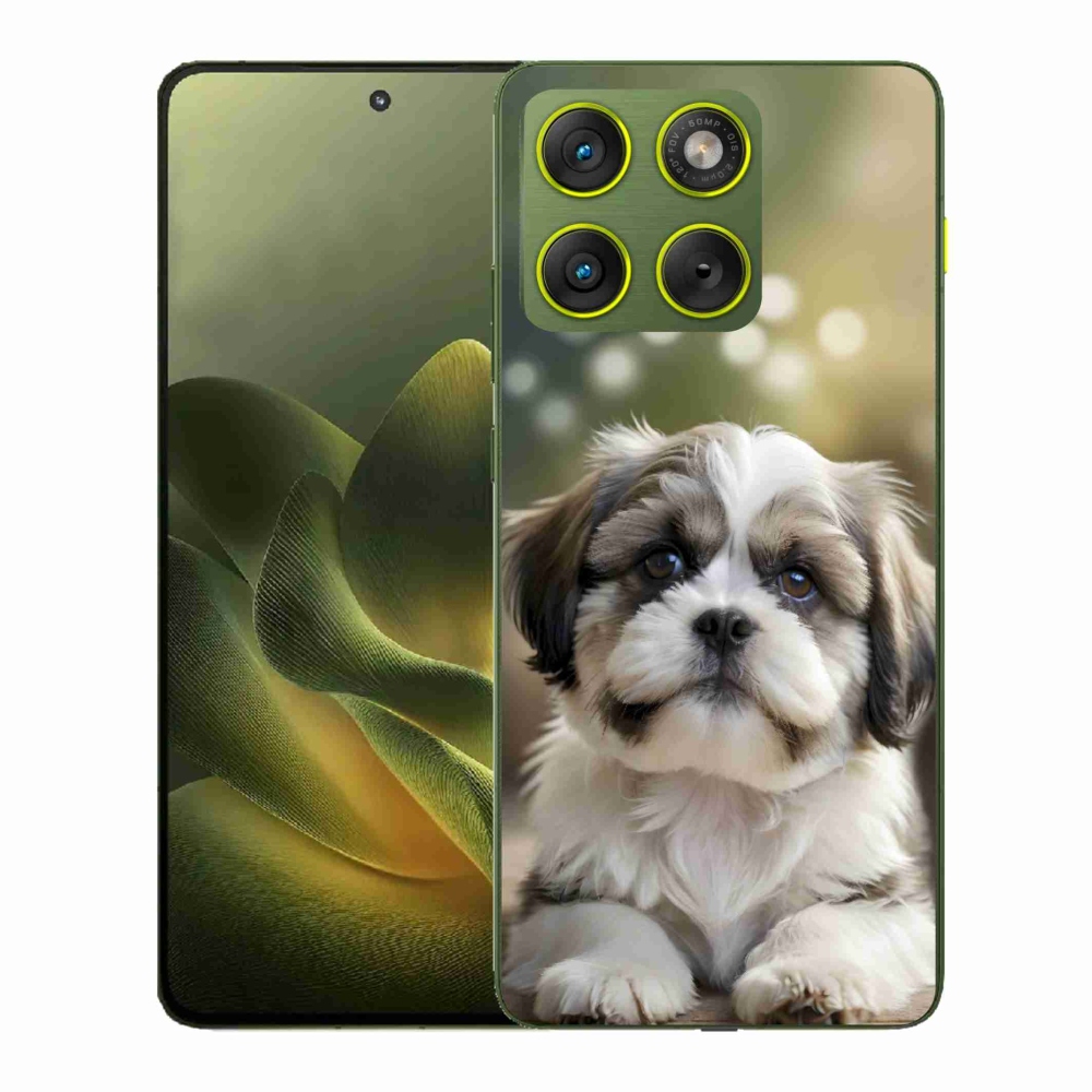 Gélový kryt mmCase na Motorola Edge 70 - roztomilý shih-tzu