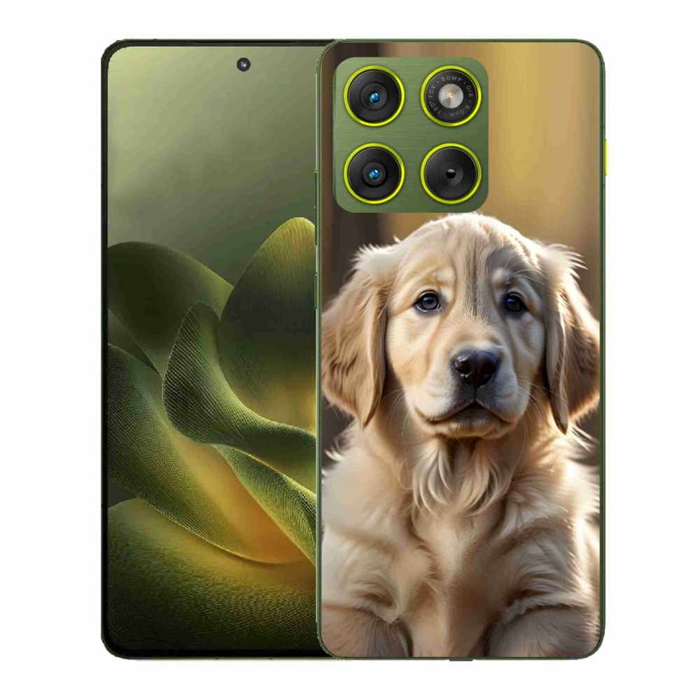 Gélový kryt mmCase na Motorola Edge 70 - roztomilý zlatý retriever