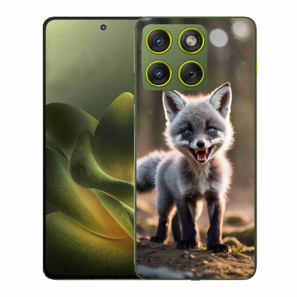 Gélový kryt mmCase na Motorola Edge 70 - rozzúrená líška