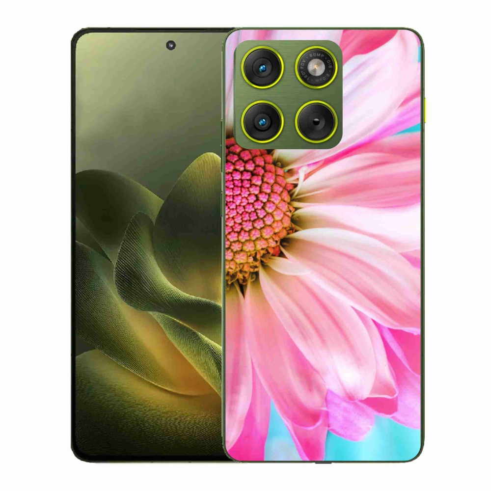 Gélový kryt mmCase na Motorola Edge 70 - ružová kvetina
