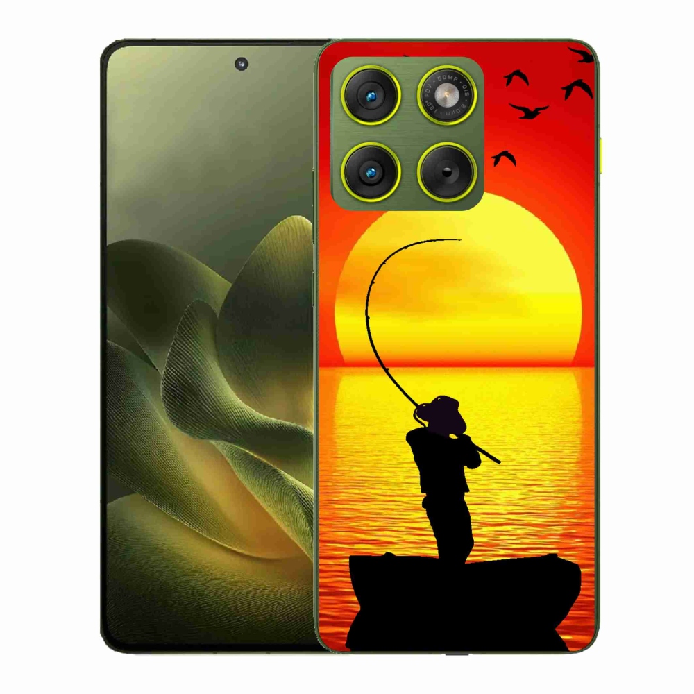 Gélový kryt mmCase na Motorola Edge 70 - rybárčenie