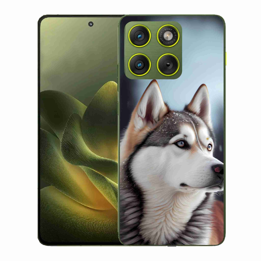 Gélový kryt mmCase na Motorola Edge 70 - sibírsky husky