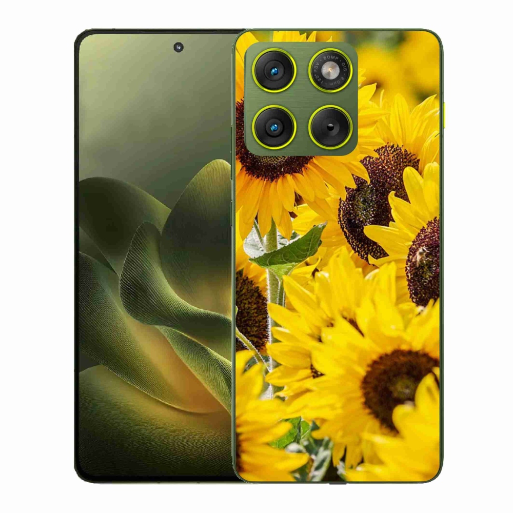 Gélový kryt mmCase na Motorola Edge 70 - slnečnica