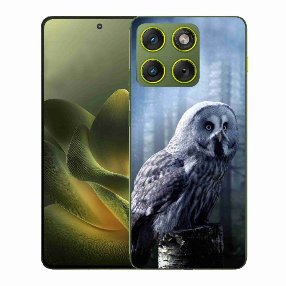 Gélový kryt mmCase na Motorola Edge 70 - sova