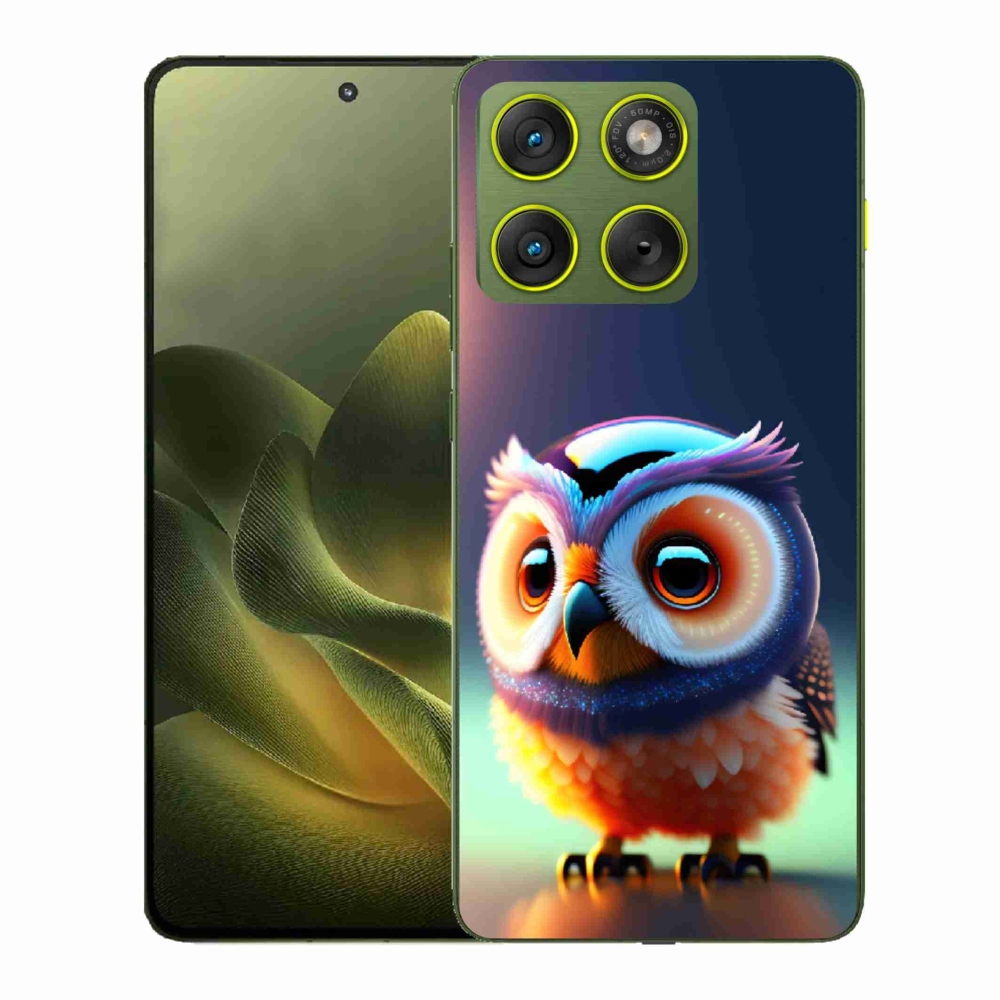 Gélový kryt mmCase na Motorola Edge 70 - sovička