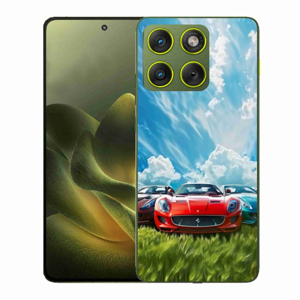 Gélový kryt mmCase na Motorola Edge 70 - športové vozidlá