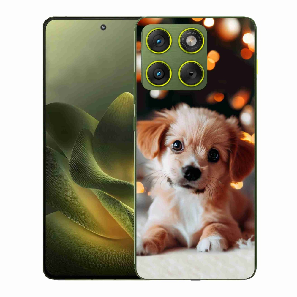 Gélový kryt mmCase na Motorola Edge 70 - šteniatko
