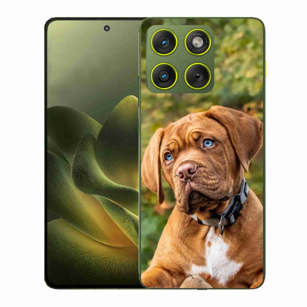 Gélový kryt mmCase na Motorola Edge 70 - šteňa