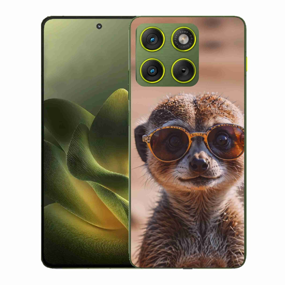 Gélový kryt mmCase na Motorola Edge 70 - štýlová surikata