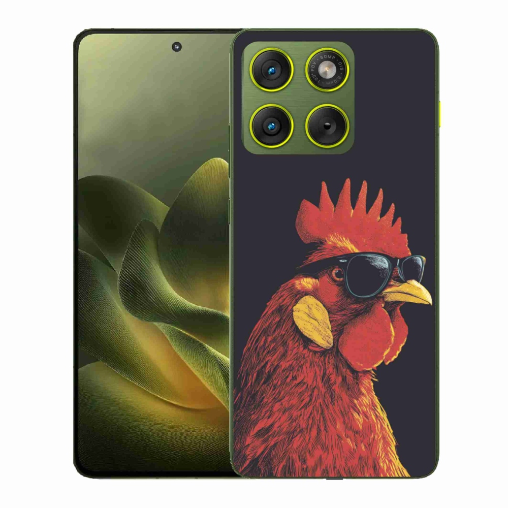 Gélový kryt mmCase na Motorola Edge 70 - štýlový kohút