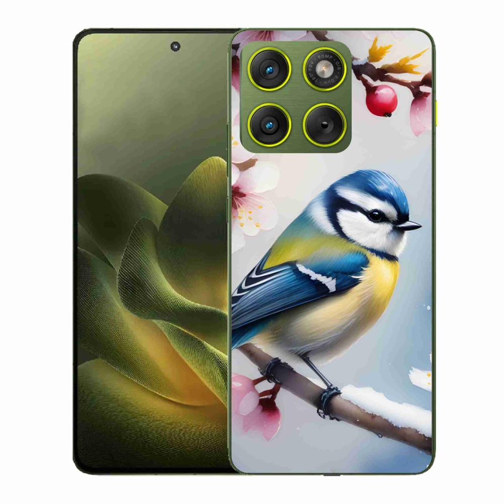 Gélový kryt mmCase na Motorola Edge 70 - sýkorka