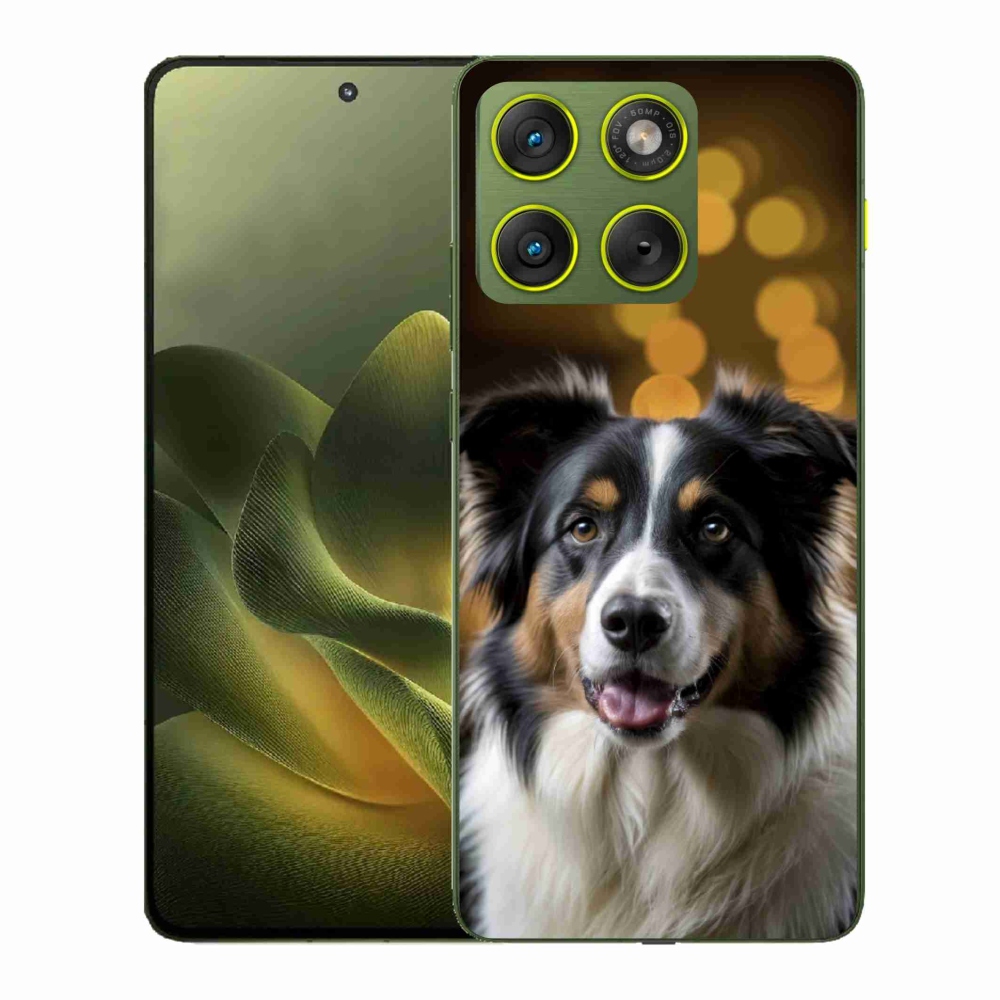 Gélový kryt mmCase na Motorola Edge 70 - usmievavý austrálsky ovčiak