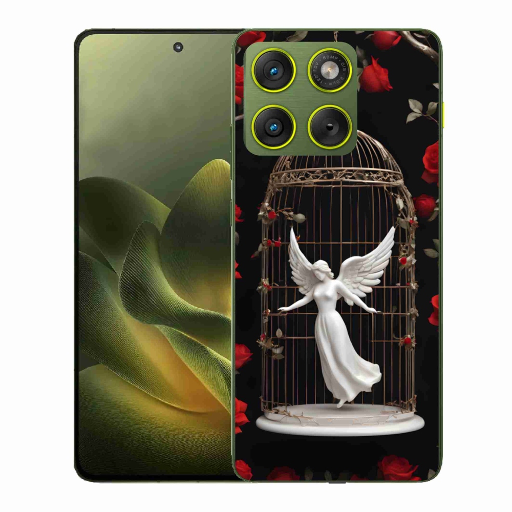 Gélový kryt mmCase na Motorola Edge 70 - uväznený anjel