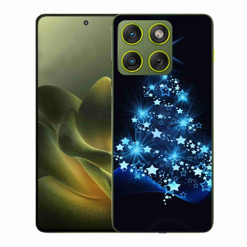 Gélový kryt mmCase na Motorola Edge 70 - vianočný stromček