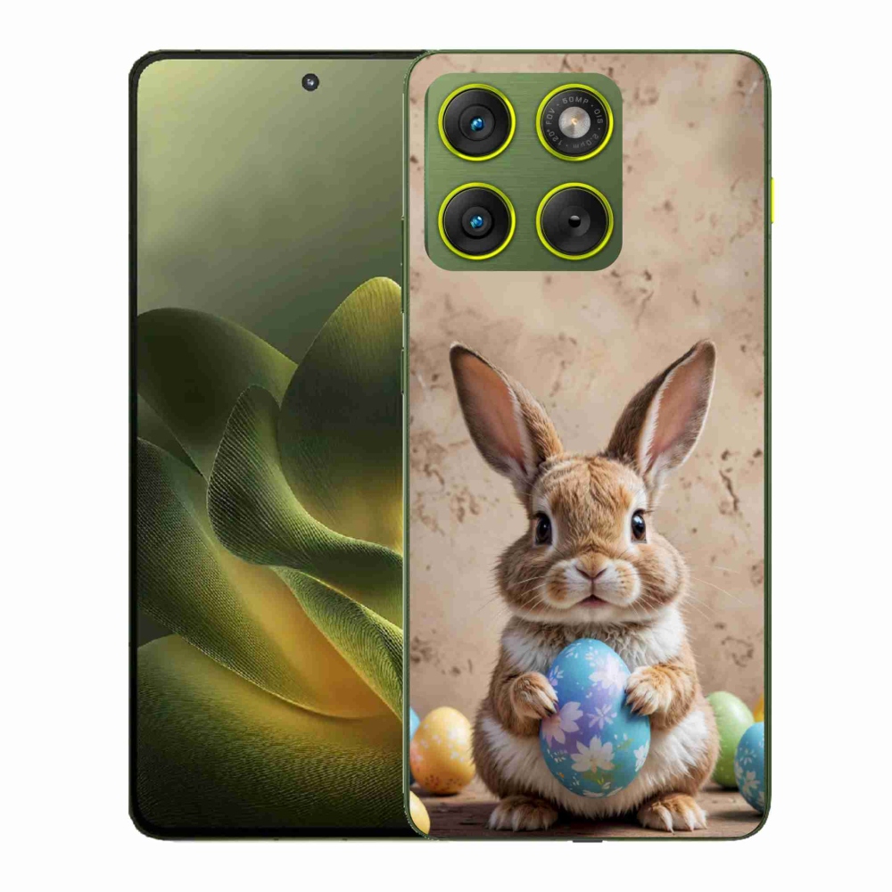 Gélový kryt mmCase na Motorola Edge 70 - veľkonočný zajačik