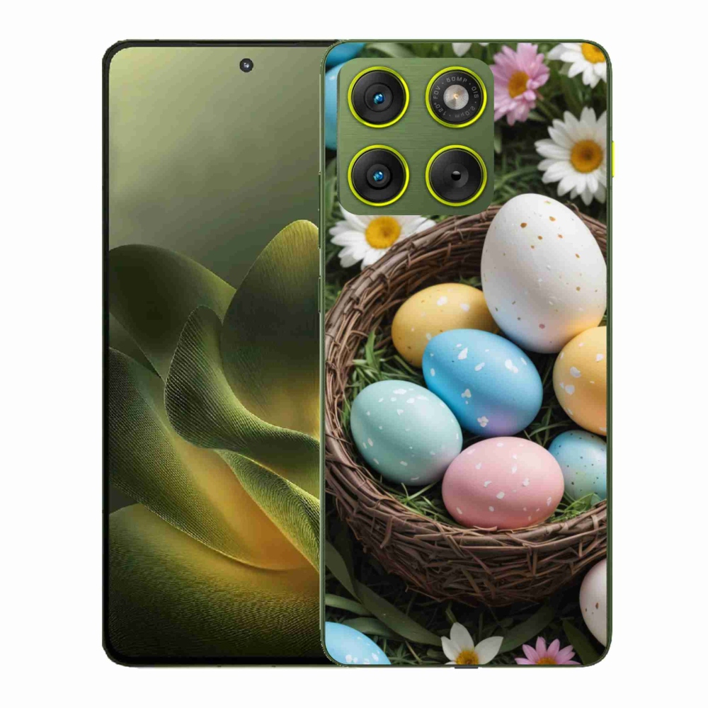 Gélový kryt mmCase na Motorola Edge 70 - veľkonočné vajíčka 2