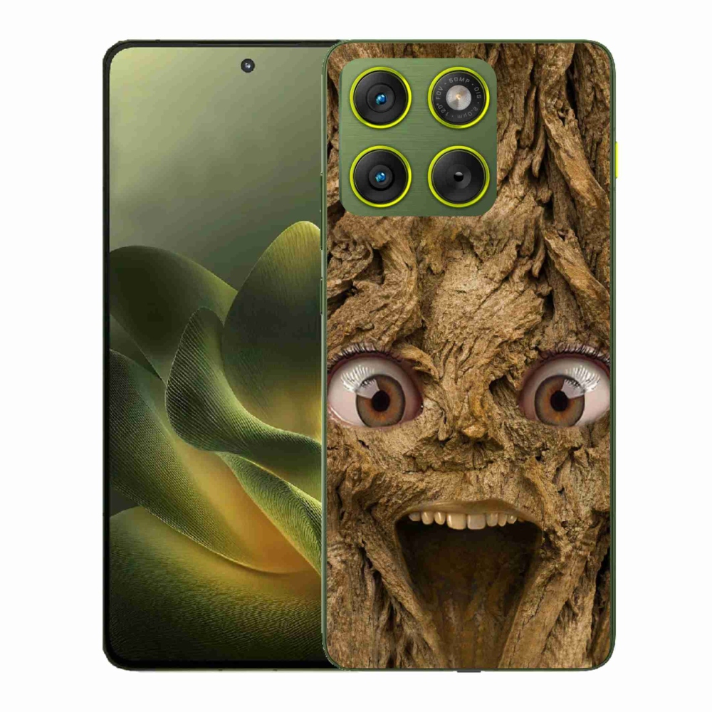 Gélový kryt mmCase na Motorola Edge 70 - veselý strom s očami