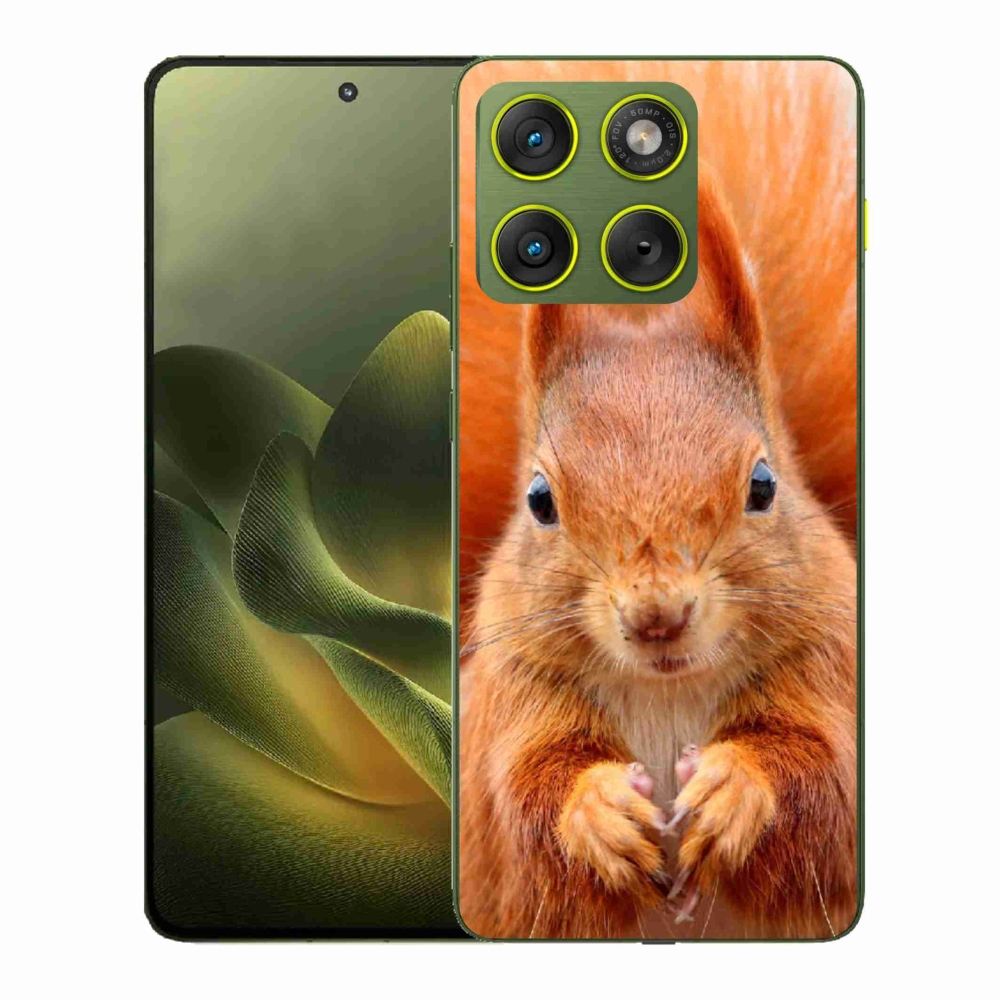 Gélový kryt mmCase na Motorola Edge 70 - veverička