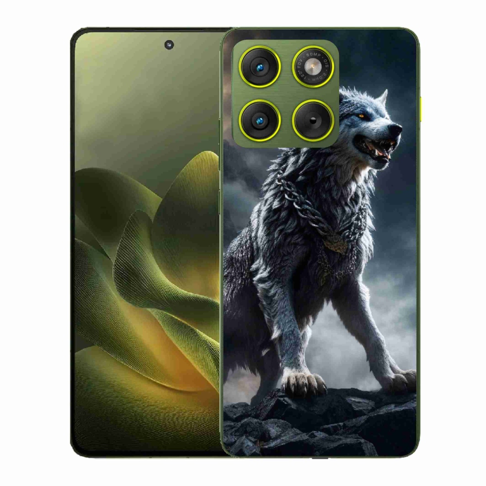 Gélový kryt mmCase na Motorola Edge 70 - vlk 1