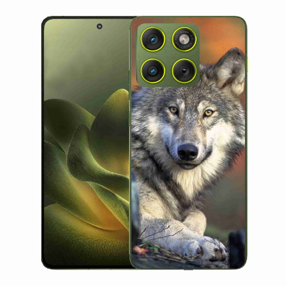 Gélový kryt mmCase na Motorola Edge 70 - vlk