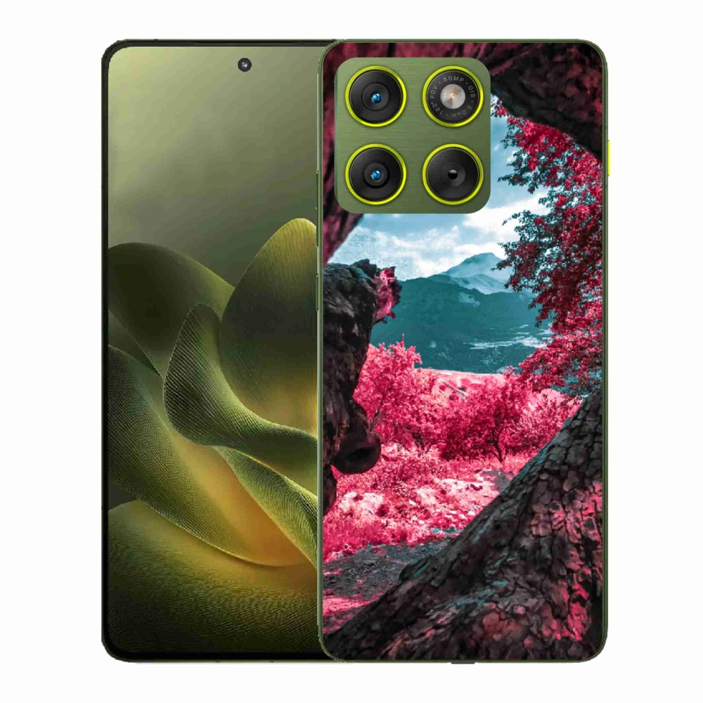 Gélový kryt mmCase na Motorola Edge 70 - výhľad na hory