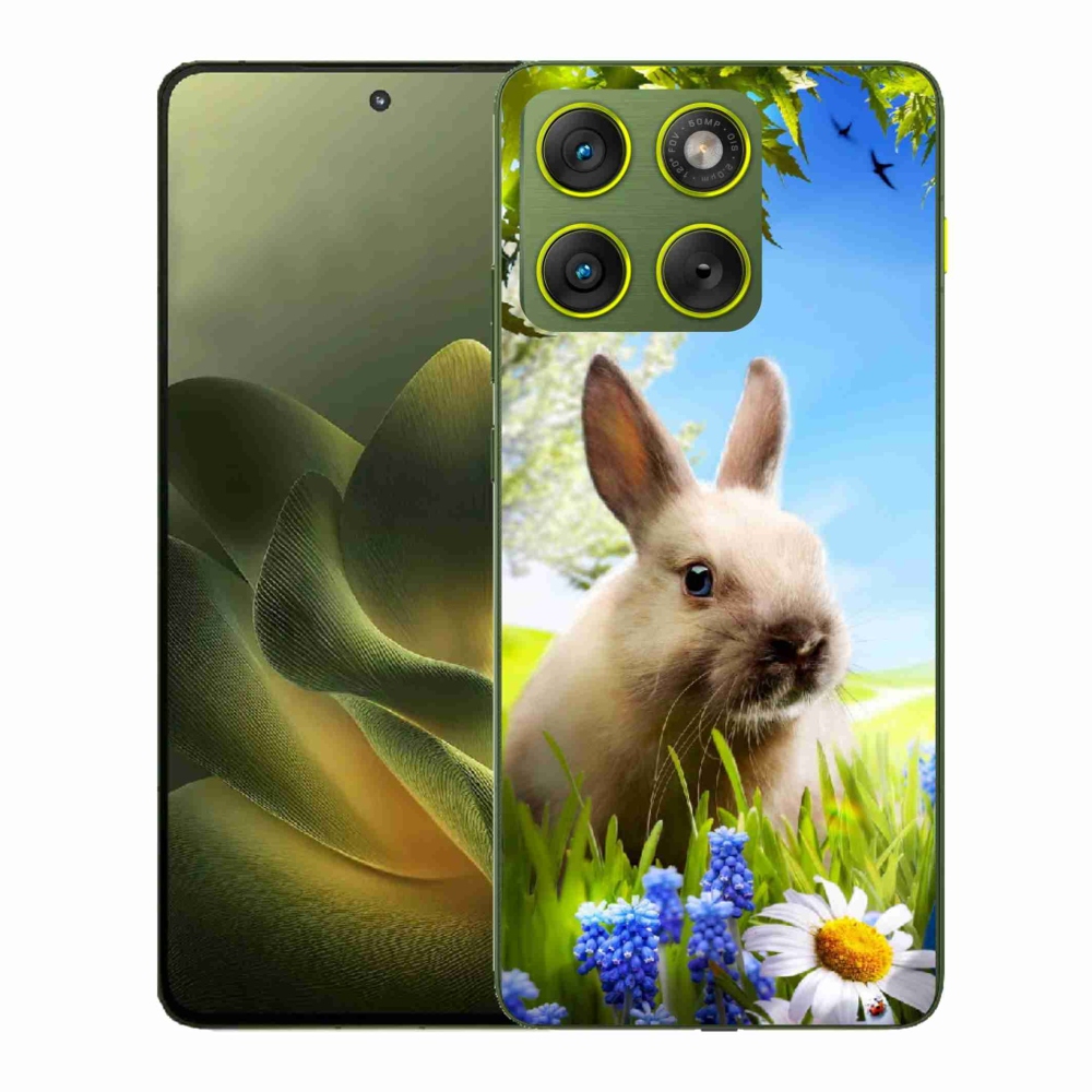 Gélový kryt mmCase na Motorola Edge 70 - zajačik