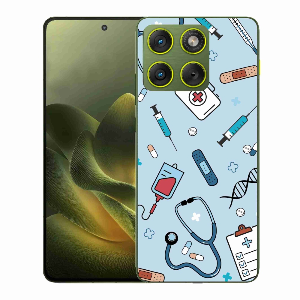 Gélový kryt mmCase na Motorola Edge 70 - zdravotníctvo 1