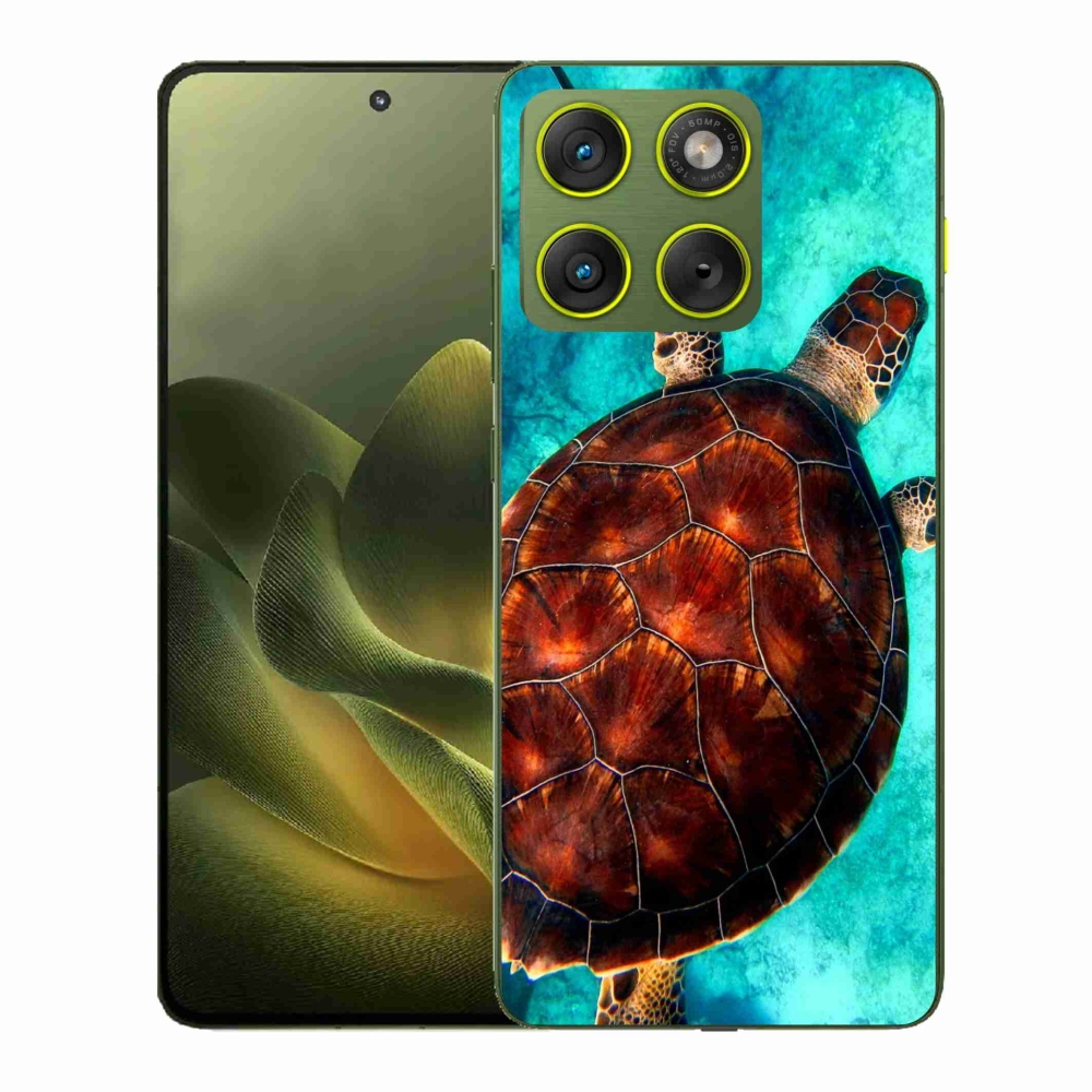 Gélový kryt mmCase na Motorola Edge 70 - korytnačka