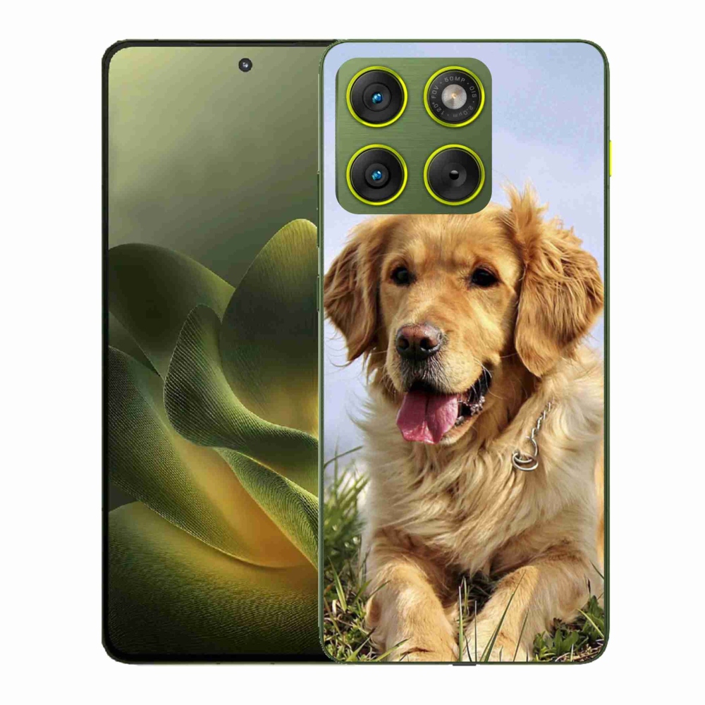 Gélový kryt mmCase na Motorola Edge 70 - zlatý retriever