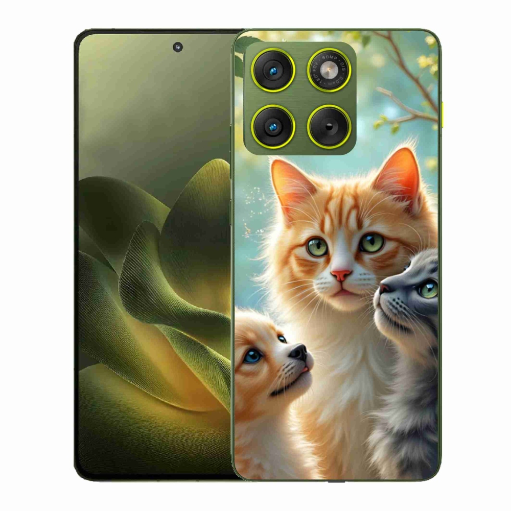 Gélový kryt mmCase na Motorola Edge 70 - zvieracie priateľstvo 2