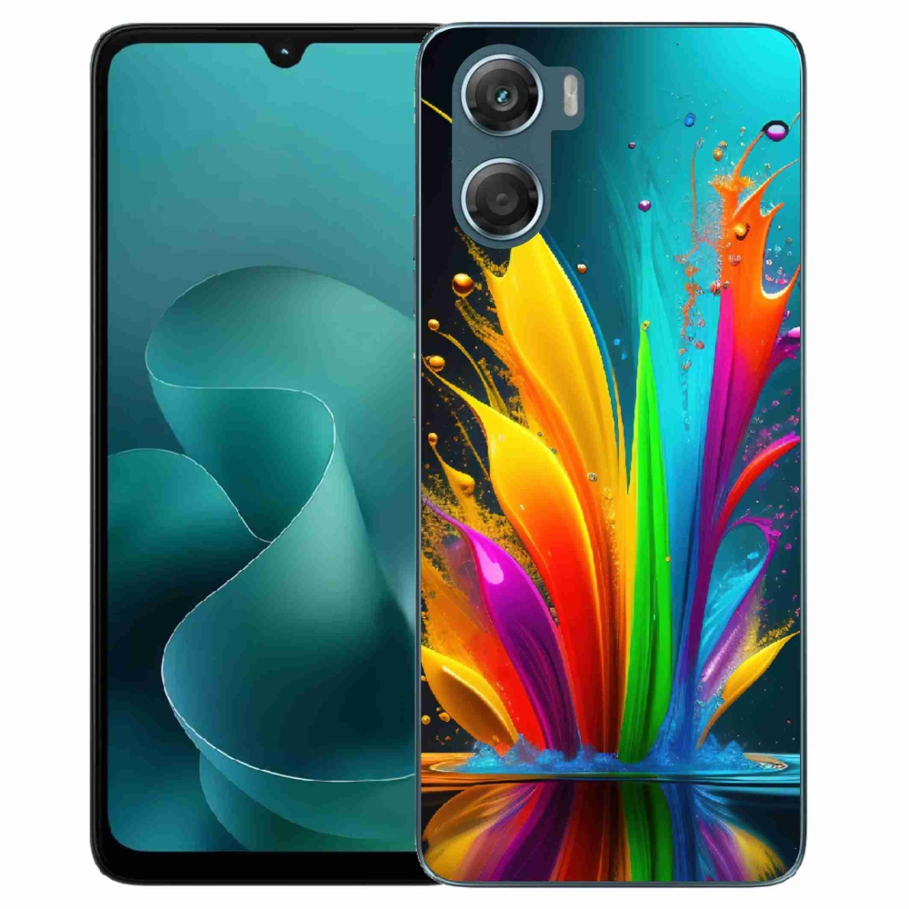 Gélový kryt mmCase na Motorola G06/G06 Power - abstraktný motív 1