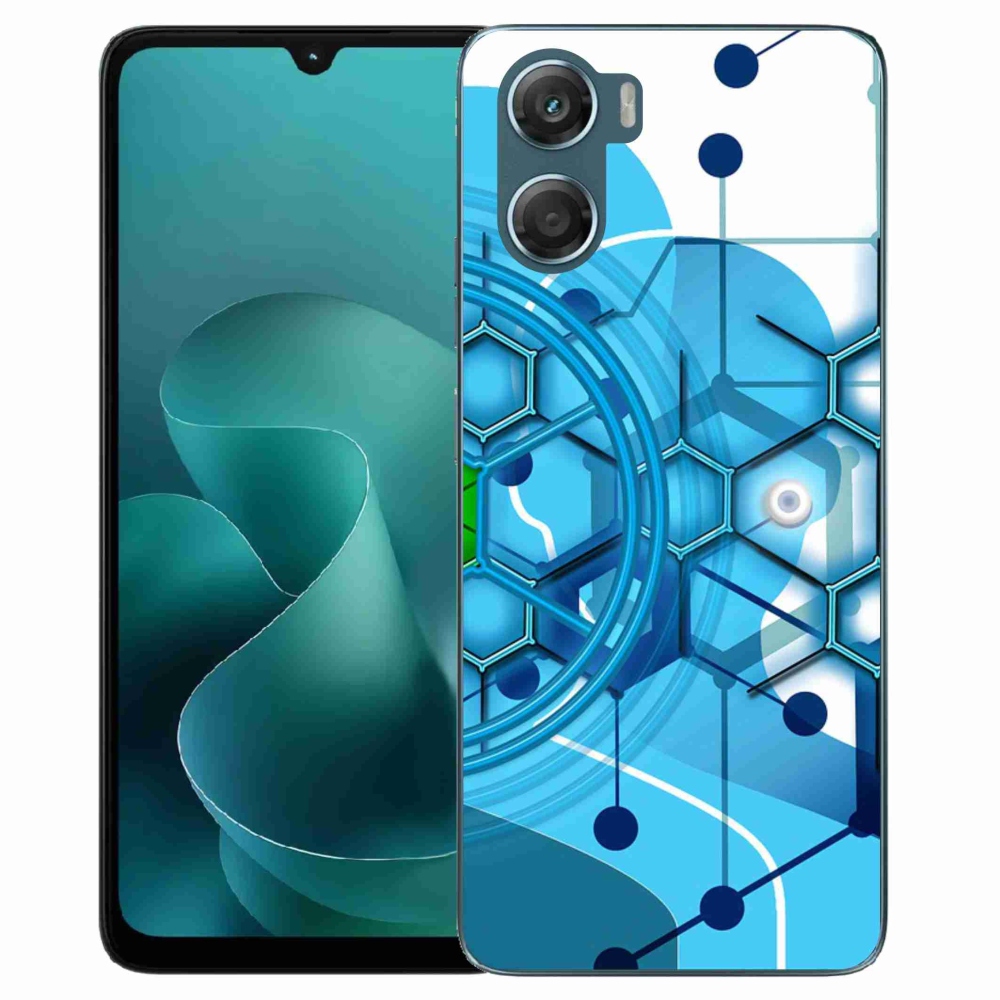 Gélový kryt mmCase na Motorola G06/G06 Power - abstraktný vzor 2