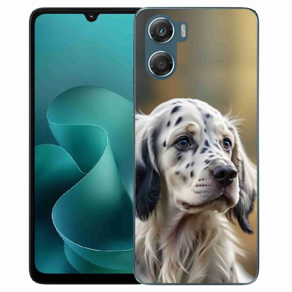 Gélový kryt mmCase na Motorola G06/G06 Power - anglický seter